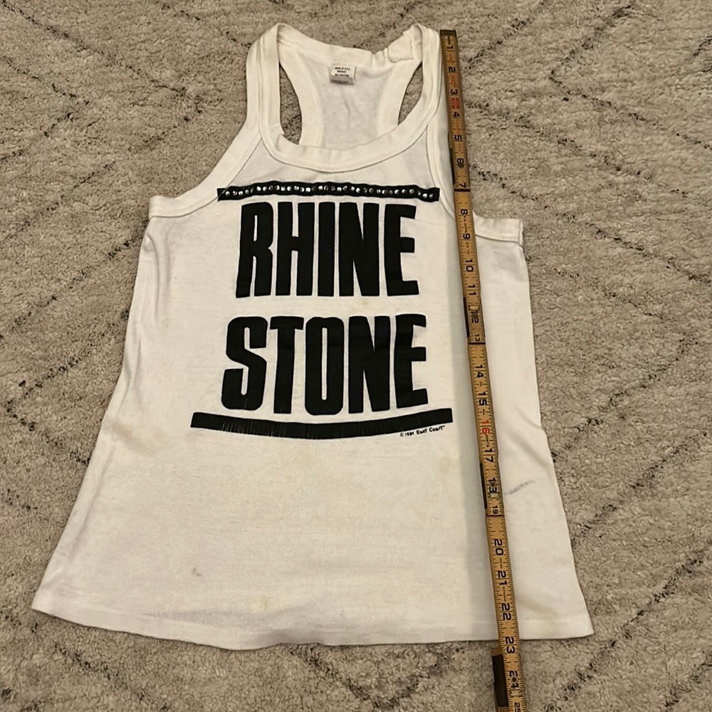 1984 vintage rhinestone tank